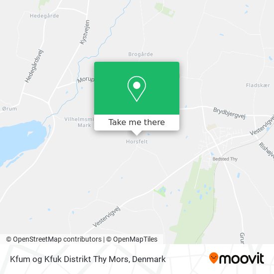 Kfum og Kfuk Distrikt Thy Mors map