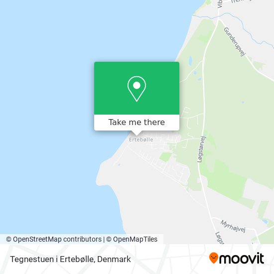 Tegnestuen i Ertebølle map