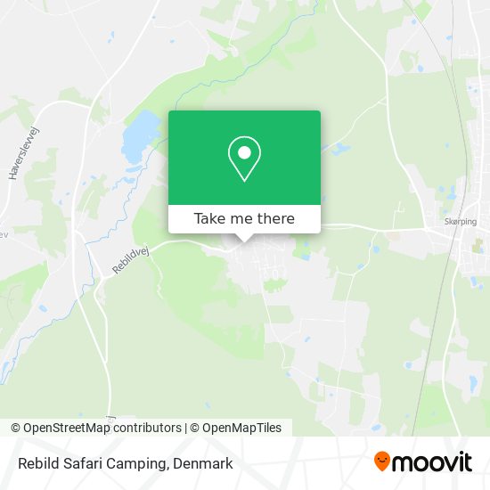 Rebild Safari Camping map