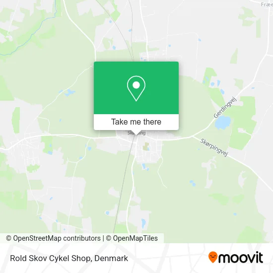 Rold Skov Cykel Shop map