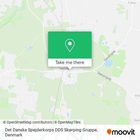 Det Danske Spejderkorps DDS Skørping Gruppe map