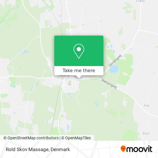 Rold Skov Massage map