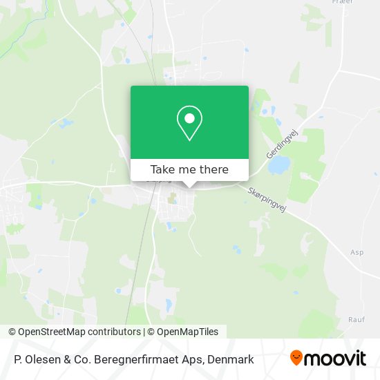 P. Olesen & Co. Beregnerfirmaet Aps map