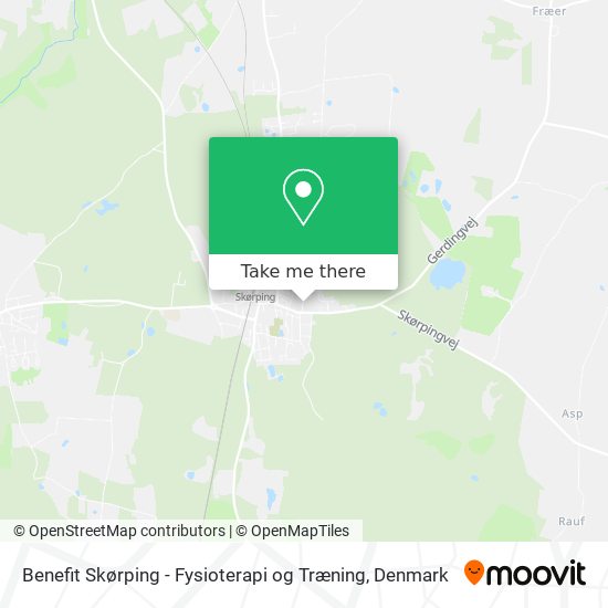 Benefit Skørping - Fysioterapi og Træning map