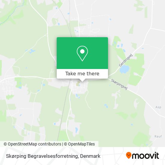 Skørping Begravelsesforretning map