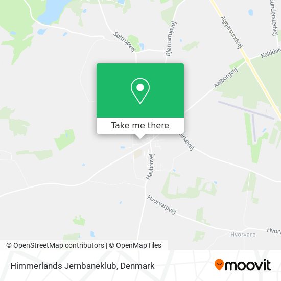 Himmerlands Jernbaneklub map