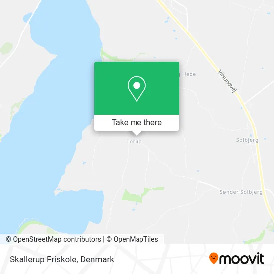 Skallerup Friskole map