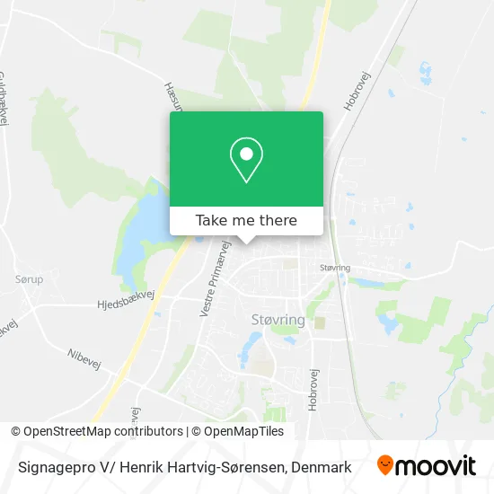 Signagepro V/ Henrik Hartvig-Sørensen map