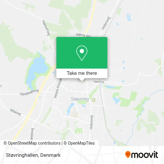 Støvringhallen map