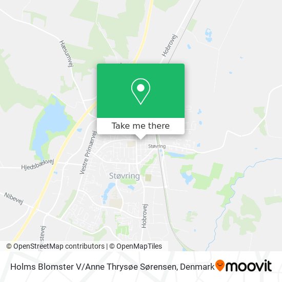 Holms Blomster V / Anne Thrysøe Sørensen map