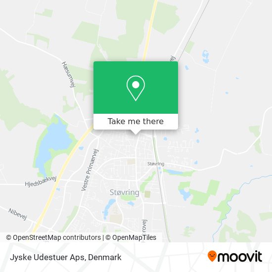 Jyske Udestuer Aps map