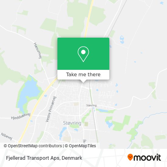 Fjellerad Transport Aps map