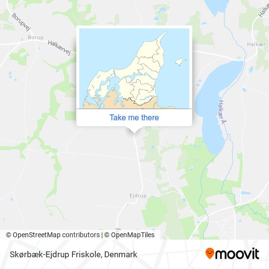 Skørbæk-Ejdrup Friskole map
