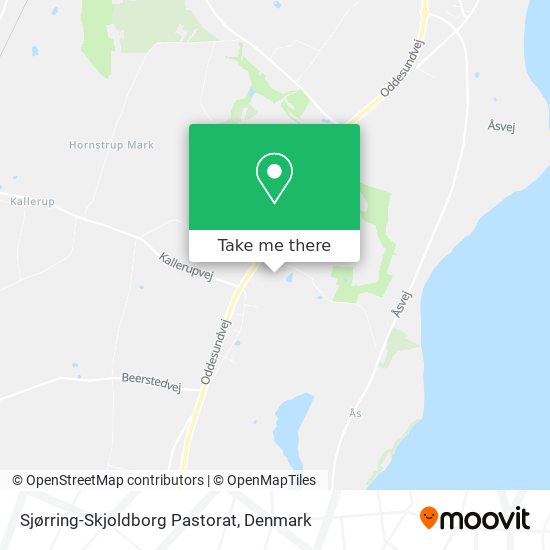 Sjørring-Skjoldborg Pastorat map