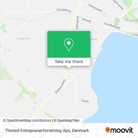 Thisted Entreprenørforretning Aps map