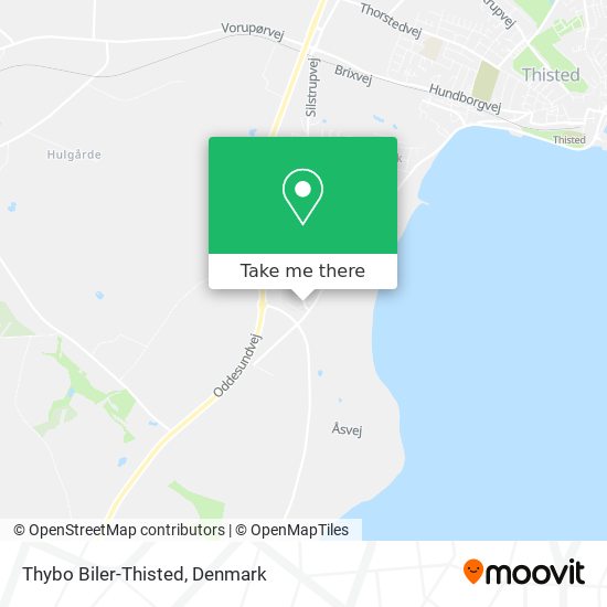 Thybo Biler-Thisted map