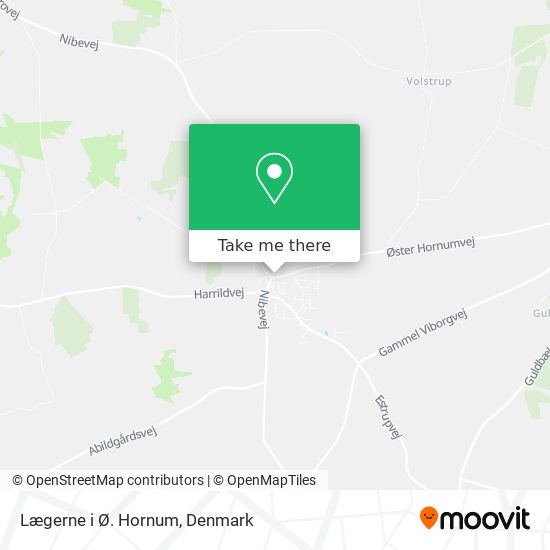 Lægerne i Ø. Hornum map
