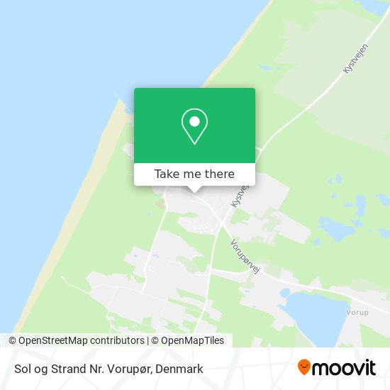 Sol og Strand Nr. Vorupør map