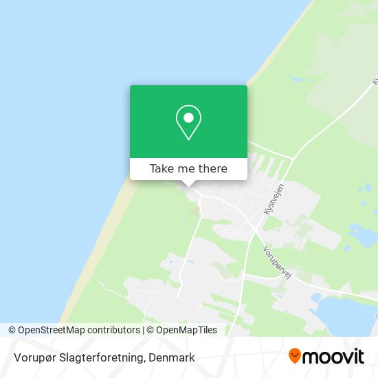 Vorupør Slagterforetning map