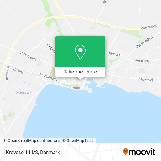 Krevese 11 i/S map