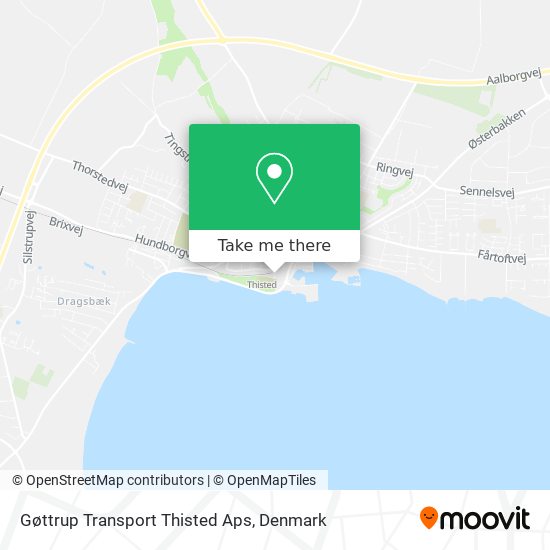 Gøttrup Transport Thisted Aps map