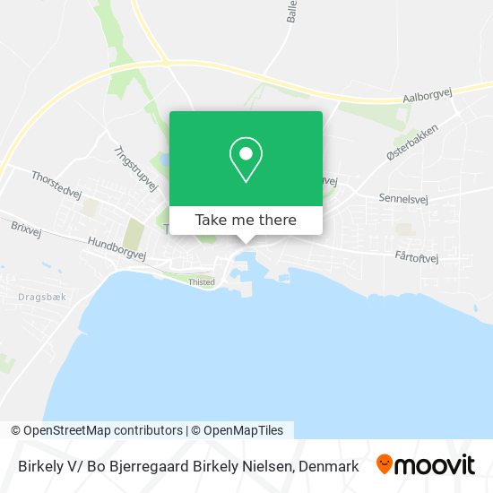 Birkely V/ Bo Bjerregaard Birkely Nielsen map