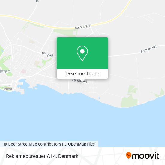 Reklamebureauet A14 map