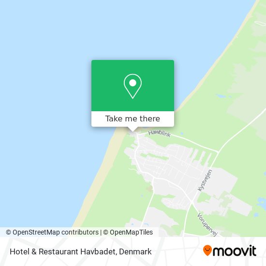 Hotel & Restaurant Havbadet map