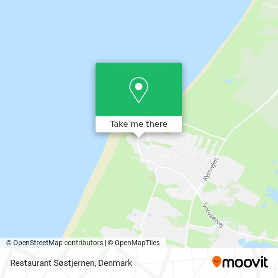 Restaurant Søstjernen map