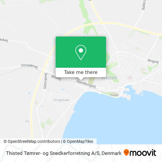 Thisted Tømrer- og Snedkerforretning A / S map