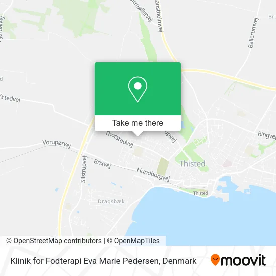 Klinik for Fodterapi Eva Marie Pedersen map