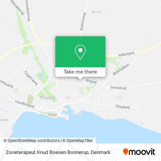 Zoneterapeut Knud Boesen Bonnerup map