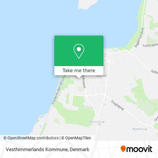 Vesthimmerlands Kommune map