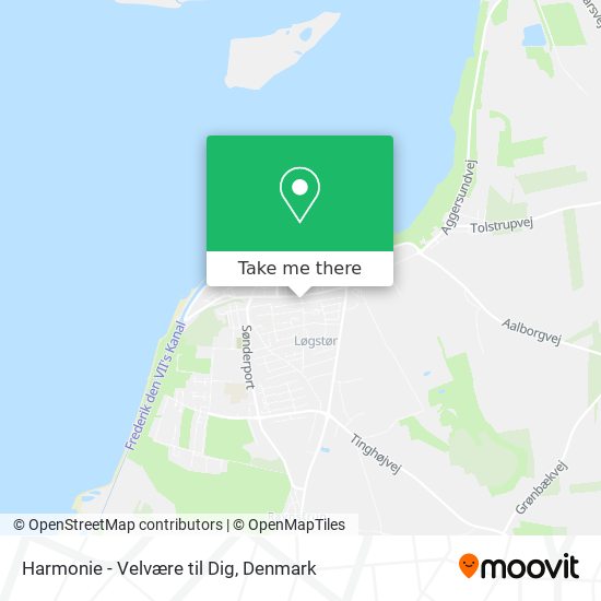 Harmonie - Velvære til Dig map