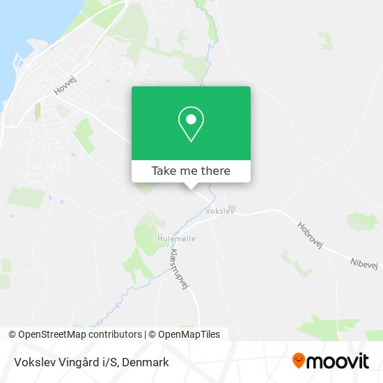 Vokslev Vingård i/S map