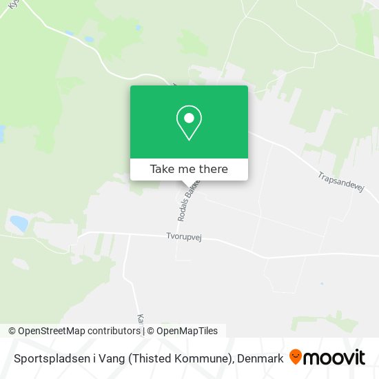 Sportspladsen i Vang (Thisted Kommune) map