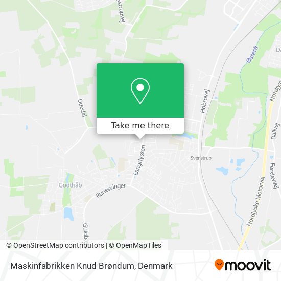 Maskinfabrikken Knud Brøndum map