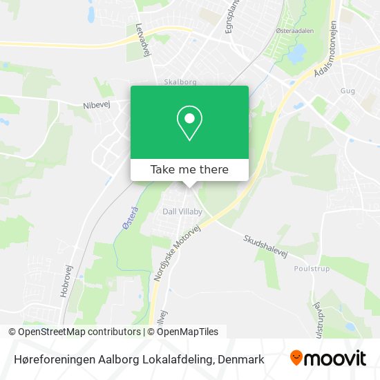 Høreforeningen Aalborg Lokalafdeling map