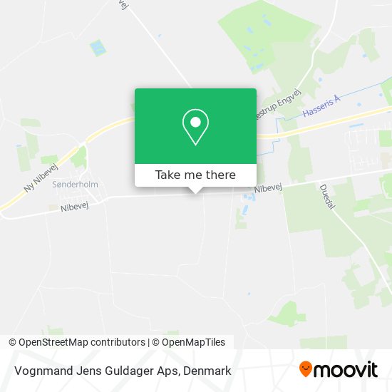 Vognmand Jens Guldager Aps map
