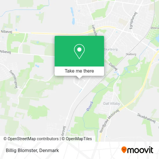 Billig Blomster map