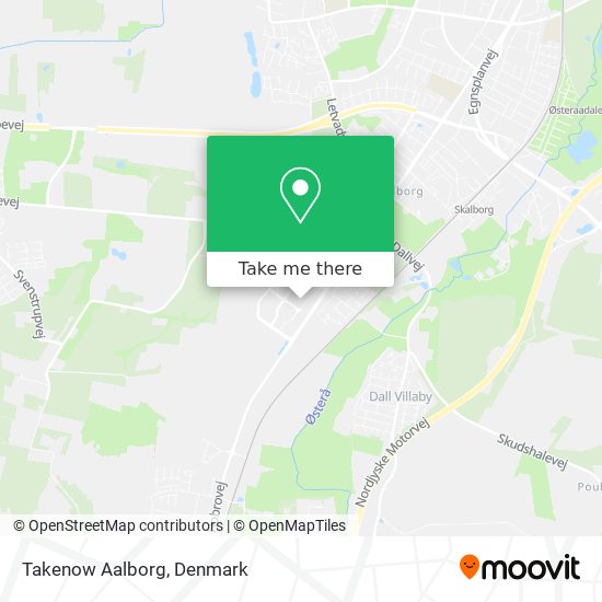 Takenow Aalborg map