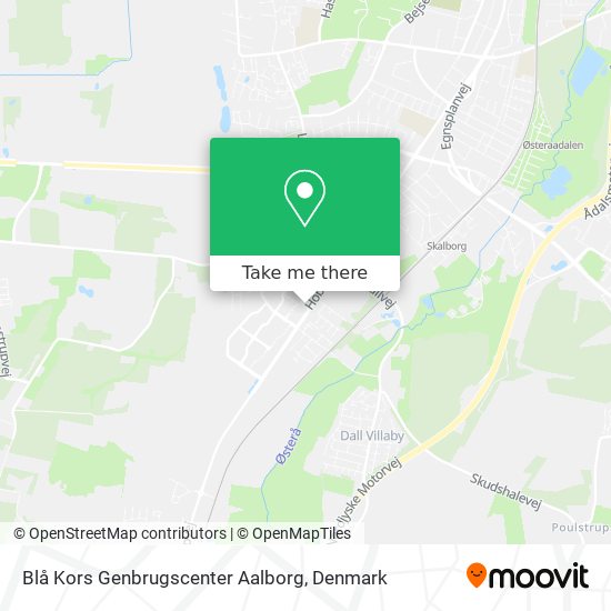 Blå Kors Genbrugscenter Aalborg map