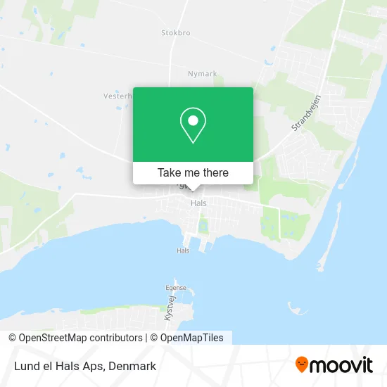 Lund el Hals Aps map