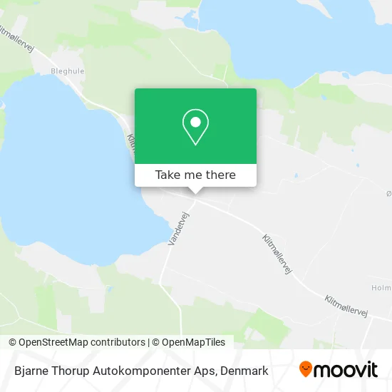 Bjarne Thorup Autokomponenter Aps map