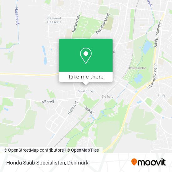 Honda Saab Specialisten map