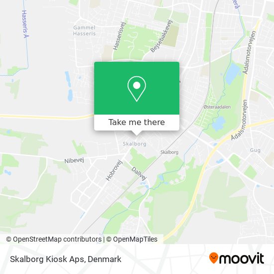Skalborg Kiosk Aps map