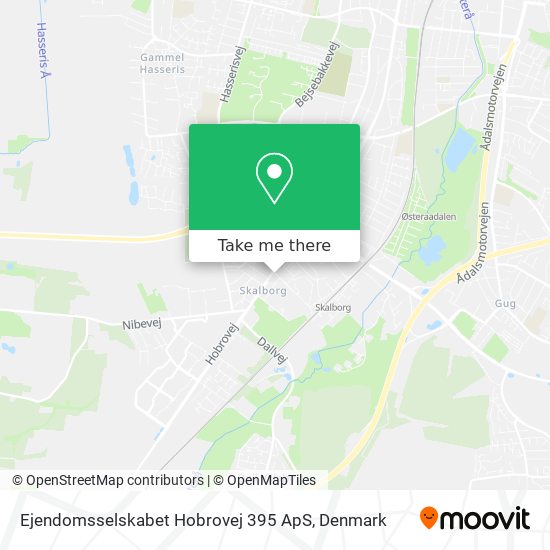 Ejendomsselskabet Hobrovej 395 ApS map