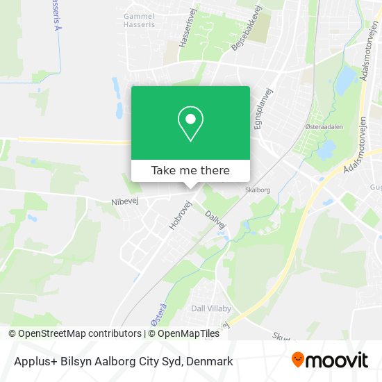 Applus+ Bilsyn Aalborg City Syd map