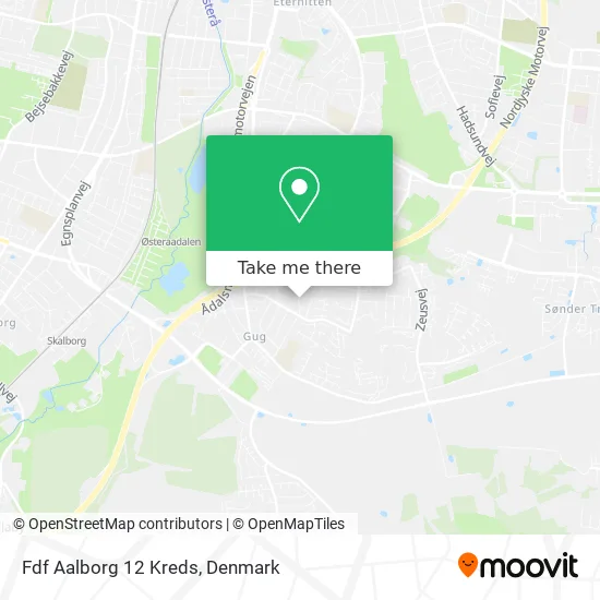 Fdf Aalborg 12 Kreds map