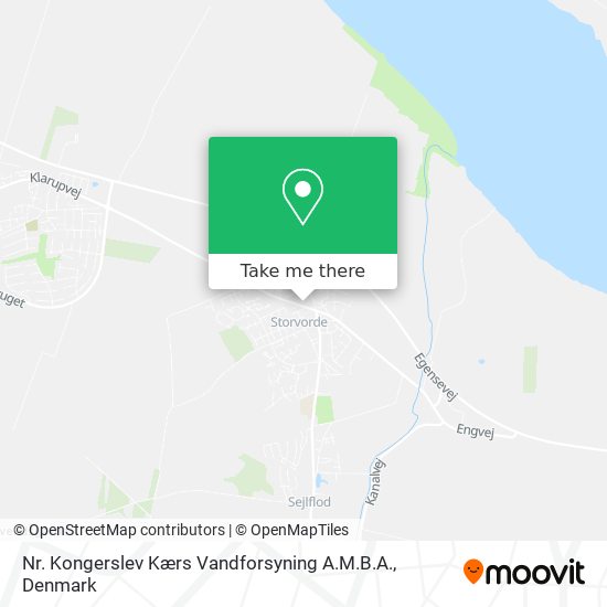Nr. Kongerslev Kærs Vandforsyning A.M.B.A. map
